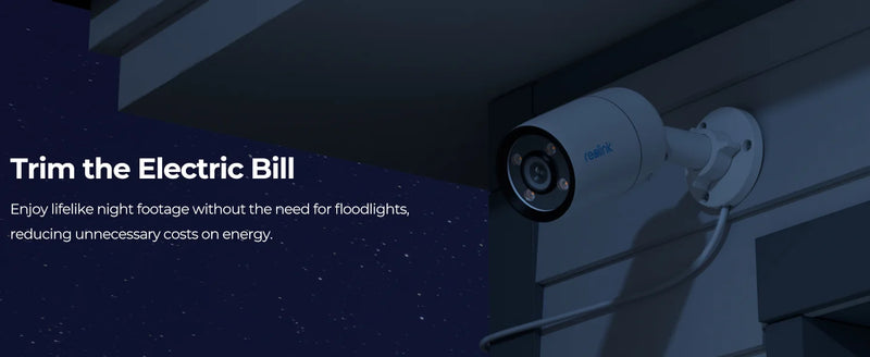 Reolink ColorX 4K PoE Outdoor Security Camera with True Color Night Vision HDR Tech 4MP Smart AI Detection 2-Way Audio IP Camera